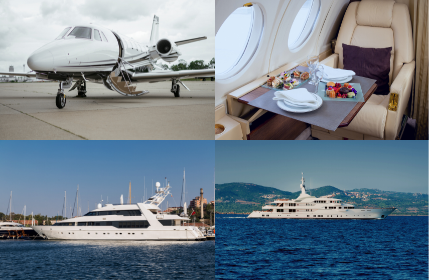 , PRIVATE JET &#038; YACHTS CHARTERS